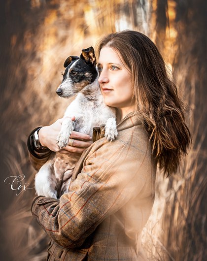 Marie-Christine Kuypers mit ihrem Hund